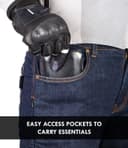 DOWNTOWN PRO MOTORCYCLE JEANS - CE CERTIFIED CLASS AA - D3O PROTECTORS 2