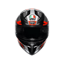 AGV K1 S HELMET - FASTLAP BLACK/GREY/RED (ISI & ECE2206) 1