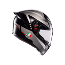 AGV K1 S HELMET - LAP MATT BLACK/GREY/RED (ISI & ECE2206) 6