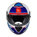 Thunder 3 Sv Pro Arual A0-Motorcycle Riding Helmet (GlossWhite/Blue) 1