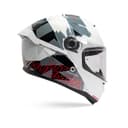 Hummer Monti A5-Motorcycle Riding Helmet(Gloss White) 2