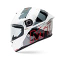 Hummer Monti A5-Motorcycle Riding Helmet(Gloss White) 3