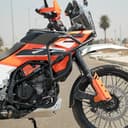 BLACK CRASH GUARD FOR KTM 250/390 ADVENTURE/ADVENTURE X 1