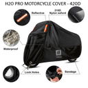 H2O PRO 420D Motorcycle Black Cover 1