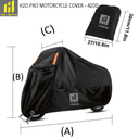 H2O PRO 420D Motorcycle Black Cover 3