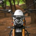 Triumph scrambler 400X zephyr visor silver 3