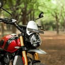 Triumph scrambler 400X zephyr visor silver 6