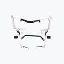 APACHE RTX 300 RAPTOR CRASHGUARD UPPER & LOWER (WITH SLIDER) WHITE 6