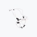 APACHE RTX 300 RAPTOR CRASHGUARD UPPER & LOWER (WITH SLIDER) WHITE 7