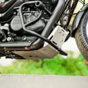 Vambrace Bash Plate Silver for Royal Enfield Hunter 350 2
