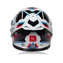 Thunder 3 SV Pro Blaze A7 - Motorcycle Riding Helmet (Gloss White/Fluor Blue/Red) 4