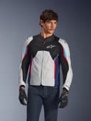 AST V3 AIR JACKET SILVER DEEP BLUE BRIGHT RED 3