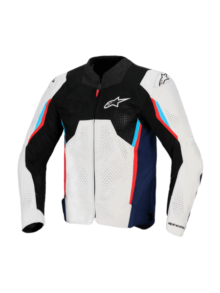 AST V3 AIR JACKET SILVER DEEP BLUE BRIGHT RED