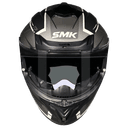 SMK Typhoon Aerot Gloss Black Grey (GL266) Helmet 1