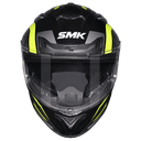 SMK Typhoon Azonix Gloss Black Grey Yellow (GL264) Helmet 1