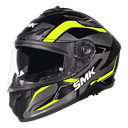 SMK Typhoon Azonix Gloss Black Grey Yellow (GL264) Helmet 4