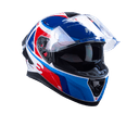 MT Thunder 3 SV Spoiler Breezer A17 Gloss White Blue Red Helmet 3