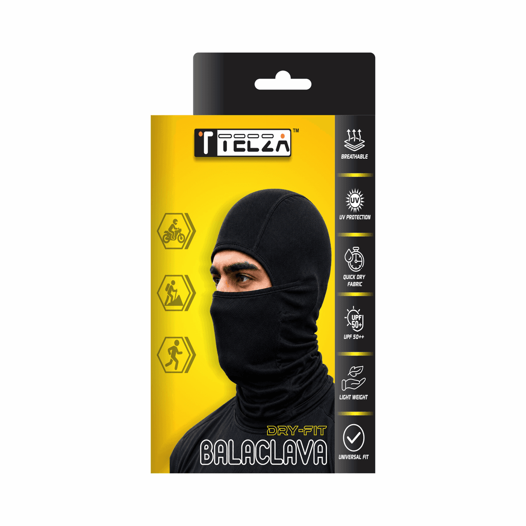 DRY FIT BALACLAVA BLACK 9 IN 1