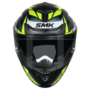 SMK Typhoon Rival Gloss Black Blue Yellow (GL254C) Helmet 3