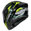 SMK Typhoon Rival Gloss Black Blue Yellow (GL254C) Helmet 5