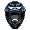 SMK Typhoon Rival Gloss Black Blue Grey (GL256) Helmet 3