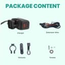 Simtac RapidRide Lite Dual Port Bike Charger (USB-A + Type-C) | Fast Charging 3