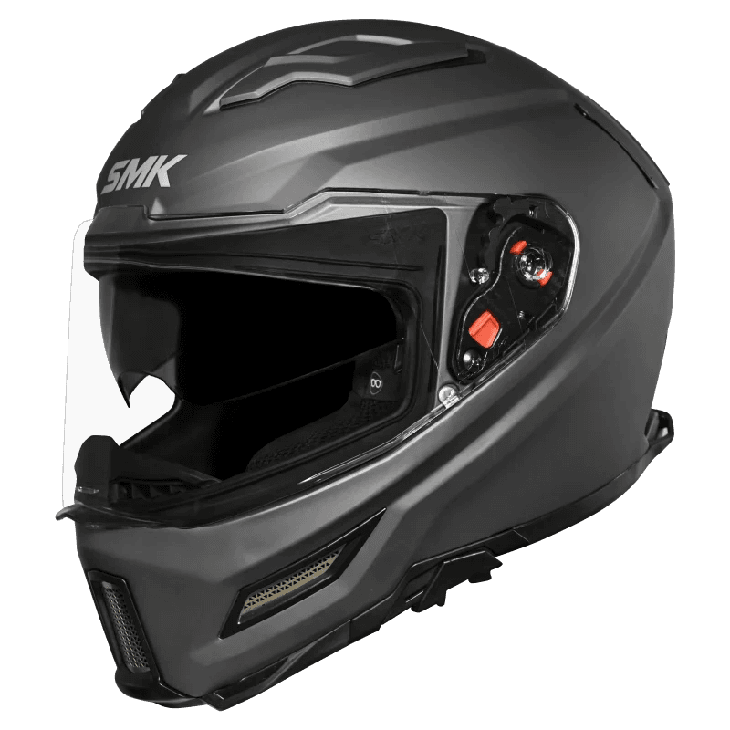SMK Agnar Solid Matt Black (MA200) Helmet