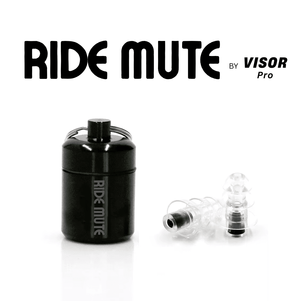 Earplugs for Motorcyclists Riding RIDEMUTE Level 1 by VisorPro