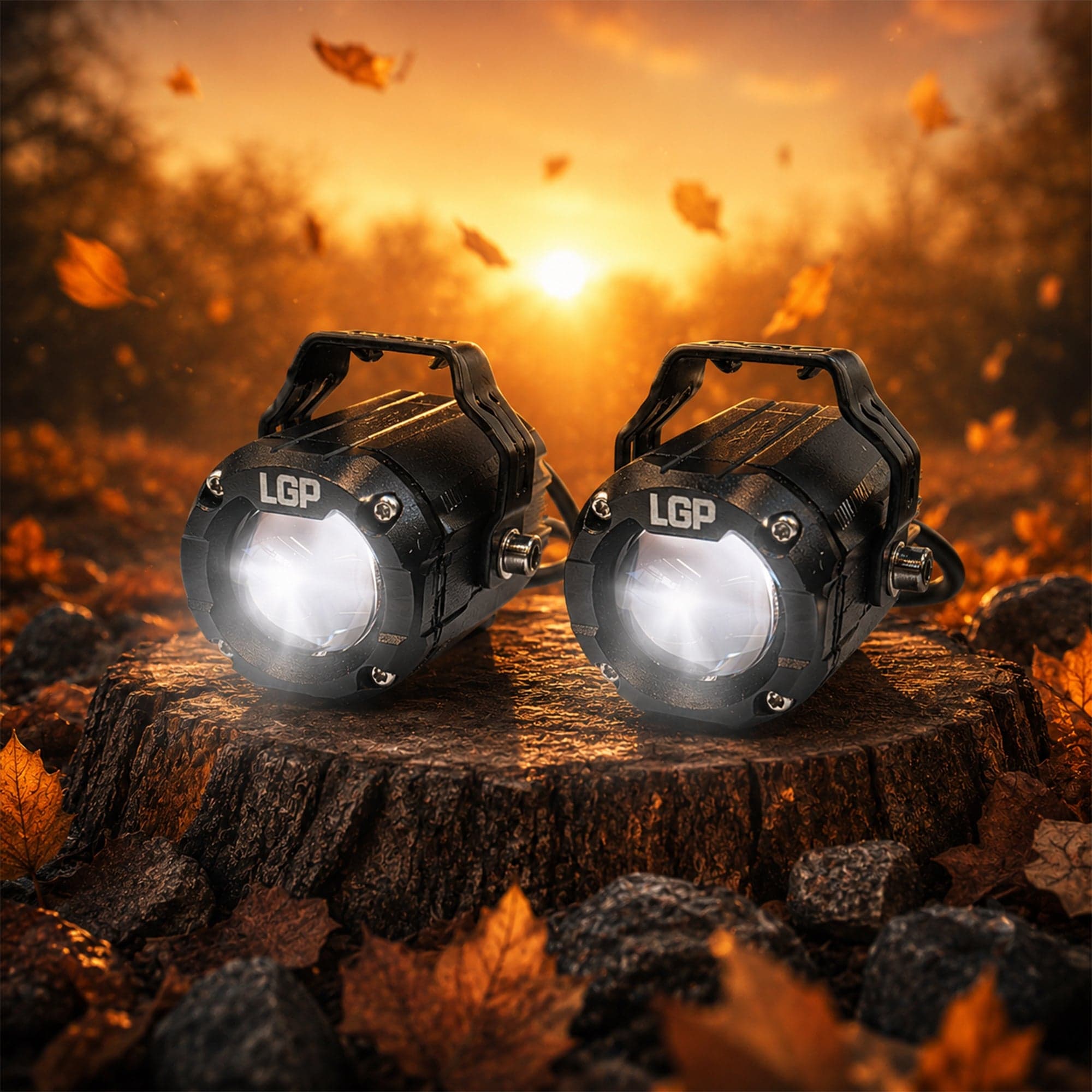 LGP DK150S 70W LED Spotlight for Motorcycles
